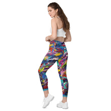 Load image into Gallery viewer, Crossover leggings with pockets