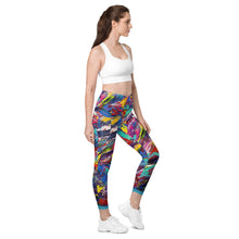 Load image into Gallery viewer, Crossover leggings with pockets