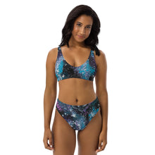 Load image into Gallery viewer, Galaxy Art Recycled high-waisted bikini