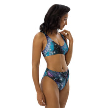 Load image into Gallery viewer, Galaxy Art Recycled high-waisted bikini