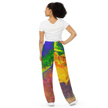 Load image into Gallery viewer, All-over print unisex wide-leg pants