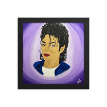 Load image into Gallery viewer, Micheal Jackson Art Framed poster