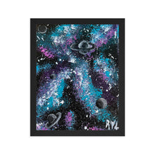 Load image into Gallery viewer, Galaxy Art Framed poster
