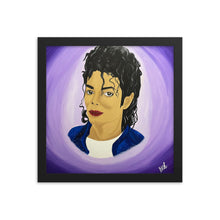 Load image into Gallery viewer, Micheal Jackson Art Framed poster