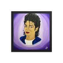 Load image into Gallery viewer, Micheal Jackson Art Framed poster
