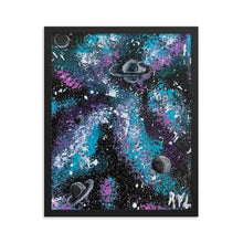 Load image into Gallery viewer, Galaxy Art Framed poster