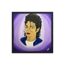 Load image into Gallery viewer, Micheal Jackson Art Framed poster