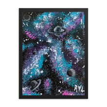 Load image into Gallery viewer, Galaxy Art Framed poster