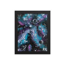 Load image into Gallery viewer, Galaxy Art Framed poster