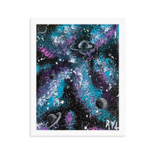 Load image into Gallery viewer, Galaxy Art Framed poster