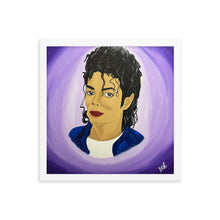 Load image into Gallery viewer, Micheal Jackson Art Framed poster