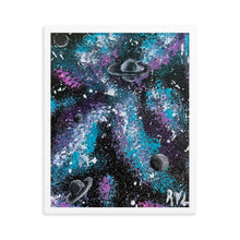 Load image into Gallery viewer, Galaxy Art Framed poster