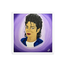 Load image into Gallery viewer, Micheal Jackson Art Framed poster
