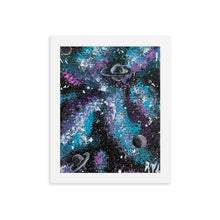 Load image into Gallery viewer, Galaxy Art Framed poster