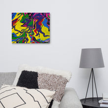 Load image into Gallery viewer, Yellow Waves Canvas