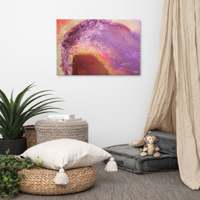 Shining Light Pink Canvas