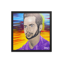 Load image into Gallery viewer, Paul Walker Art Framed poster