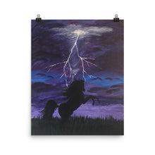 Load image into Gallery viewer, Photo paper poster Thunder Horse