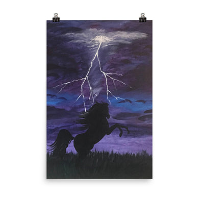 Photo paper poster Thunder Horse