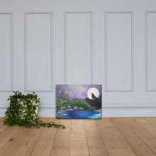 Load image into Gallery viewer, Night Wolf Canvas