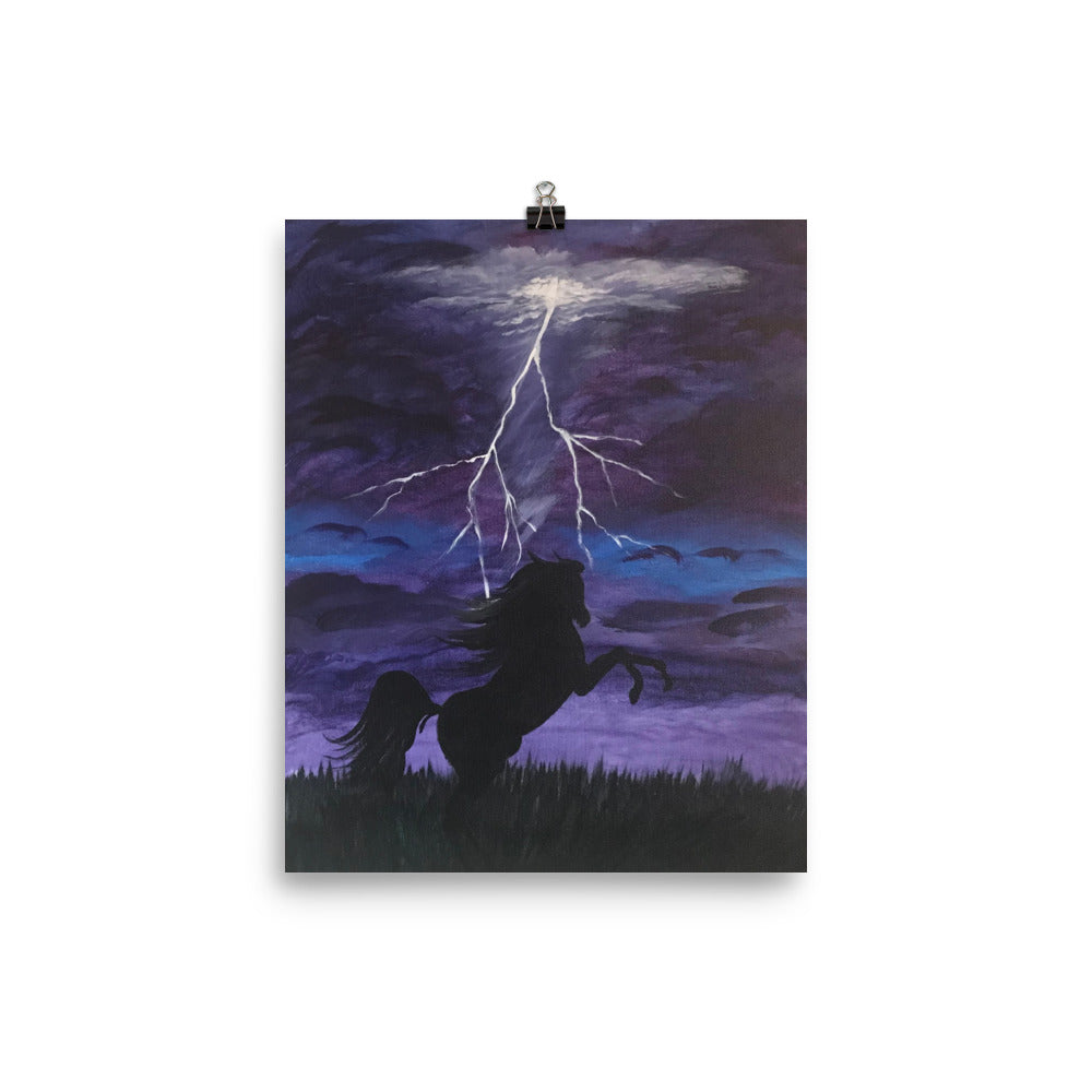 Photo paper poster Thunder Horse
