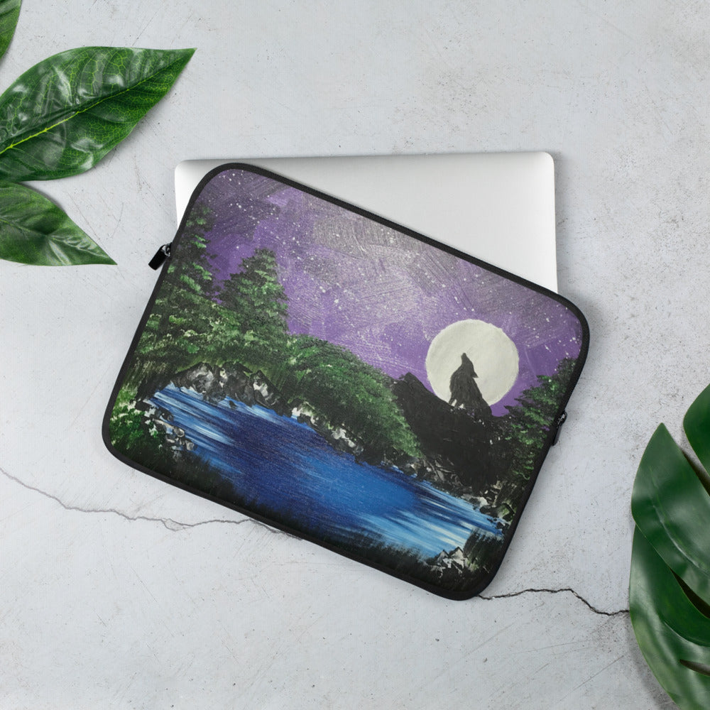 Wolf Art Laptop Sleeve