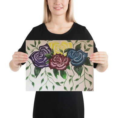 Roses Photo paper poster