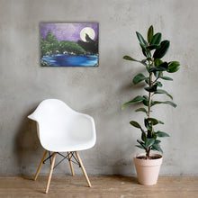 Load image into Gallery viewer, Night Wolf Canvas