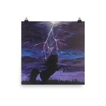 Load image into Gallery viewer, Photo paper poster Thunder Horse