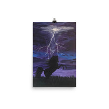 Load image into Gallery viewer, Photo paper poster Thunder Horse